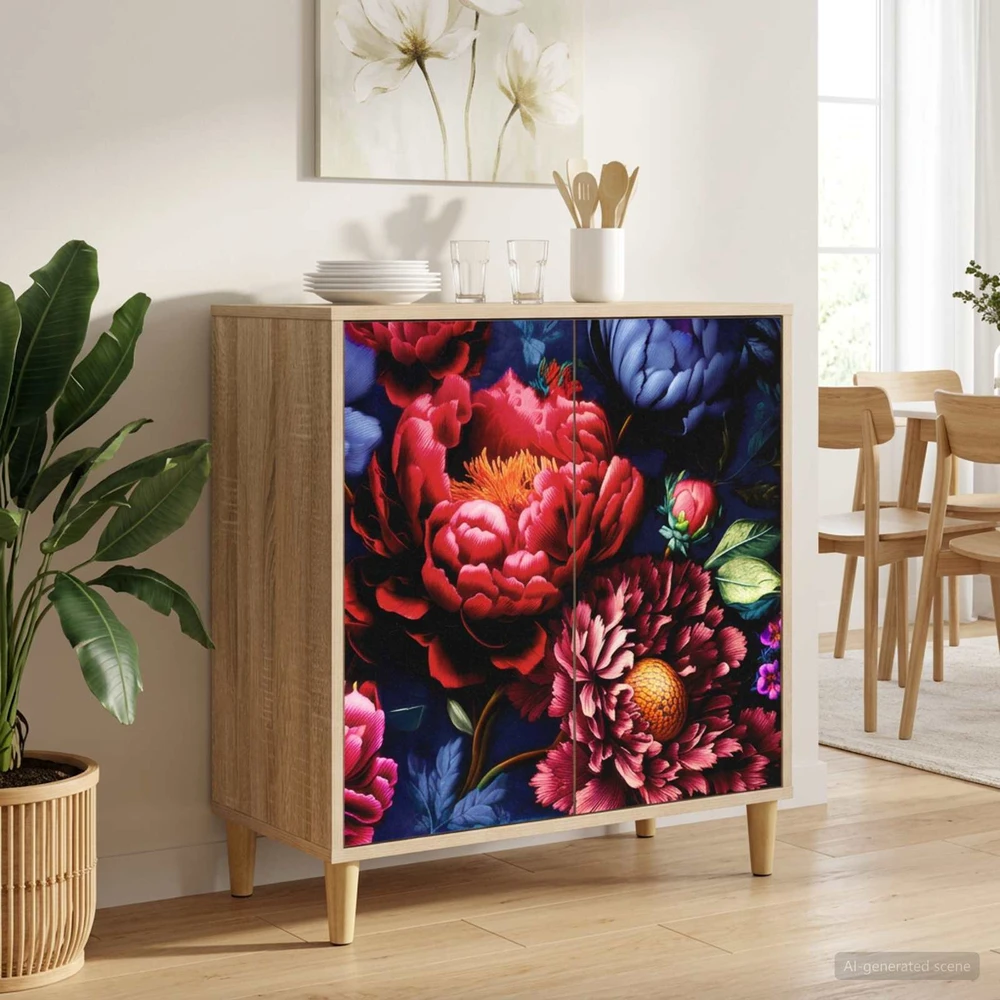 Kabalas KIEL Sonoma ąžuolo 69 x 33 x 75 cm Apdirbta mediena