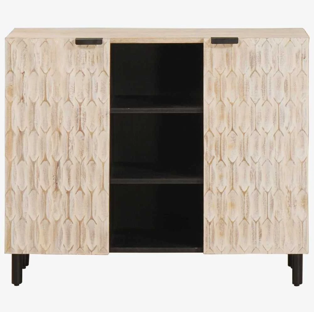 Kabalas su lentyna Baltos skalbimo apdaila 90 x 33 x 75 cm