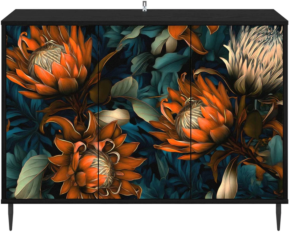 Kabalas LOCHEM Juodojo ąžuolo 102 x 33 x 76 cm Apdirbta mediena