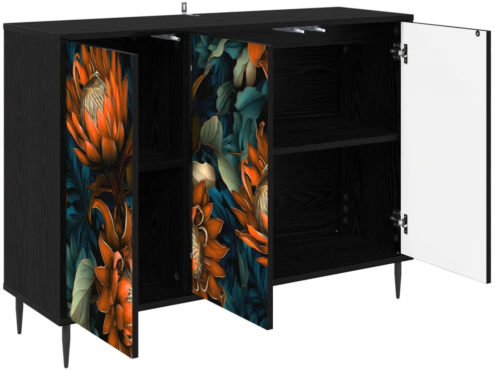 Kabalas LOCHEM Juodojo ąžuolo 102 x 33 x 76 cm Apdirbta mediena
