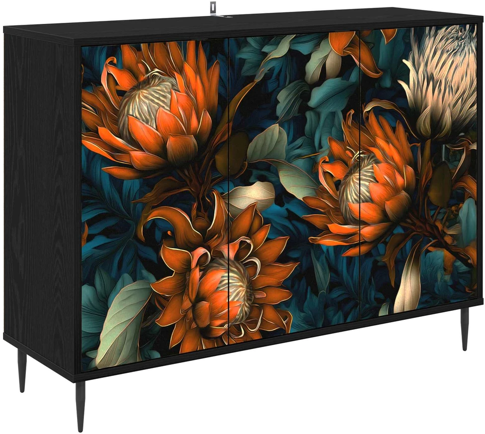 Kabalas LOCHEM Juodojo ąžuolo 102 x 33 x 76 cm Apdirbta mediena