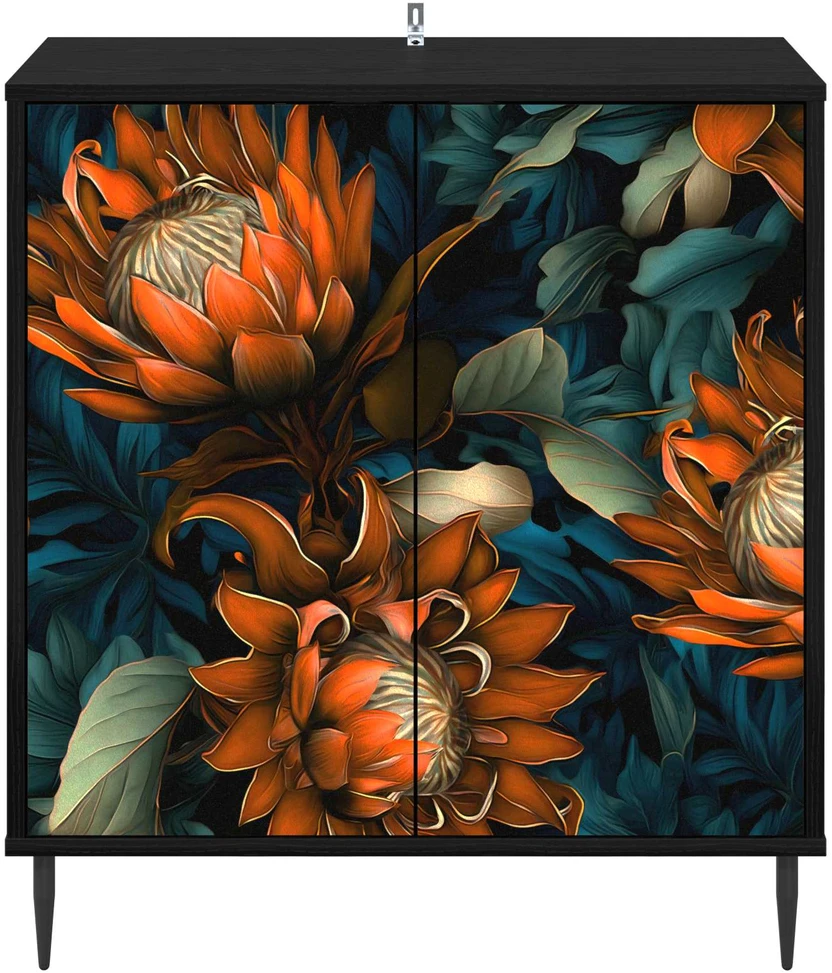 Kabalas LOCHEM Juodojo ąžuolo 69 x 33 x 76 cm Apdirbta mediena