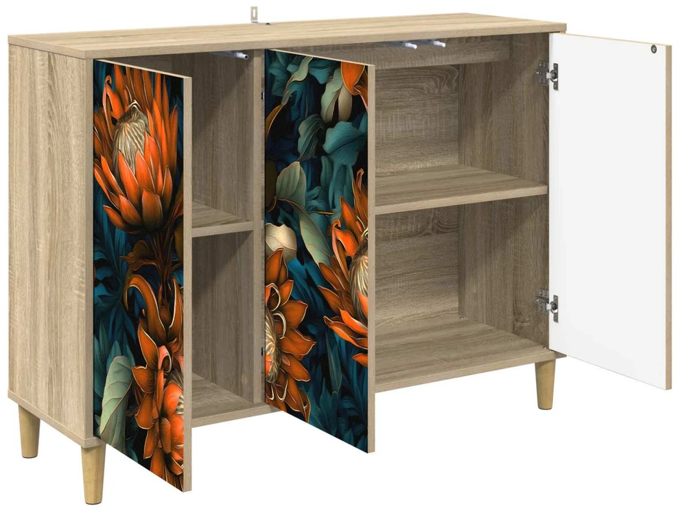 Kabalas LOCHEM Sonoma ąžuolo 102 x 33 x 75 cm Apdirbta mediena