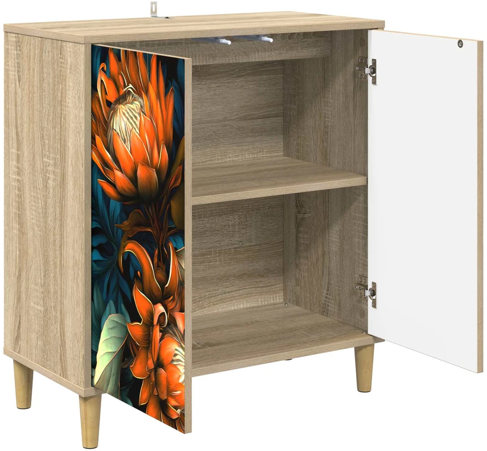 Kabalas LOCHEM Sonoma ąžuolo 69 x 33 x 75 cm Apdirbta mediena