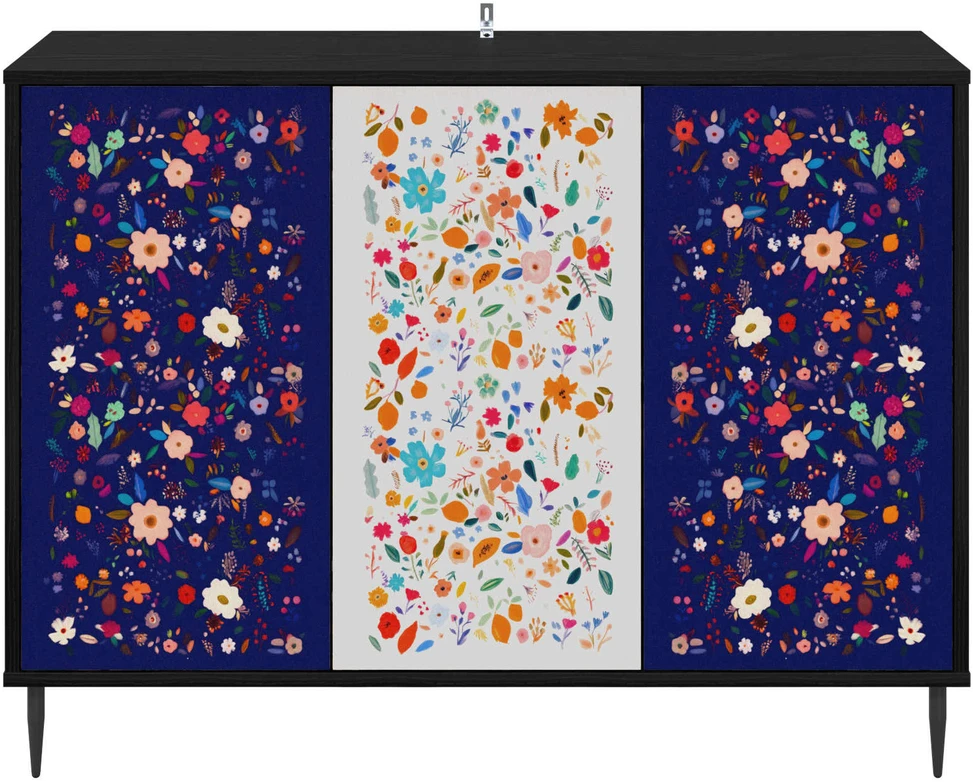 Kabalas MAINZ Juodojo ąžuolo 102 x 33 x 76 cm Apdirbta mediena