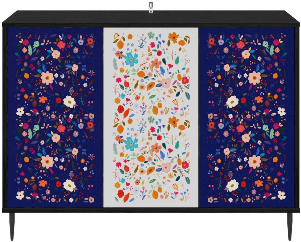 Kabalas MAINZ Juodojo ąžuolo 102 x 33 x 76 cm Apdirbta mediena