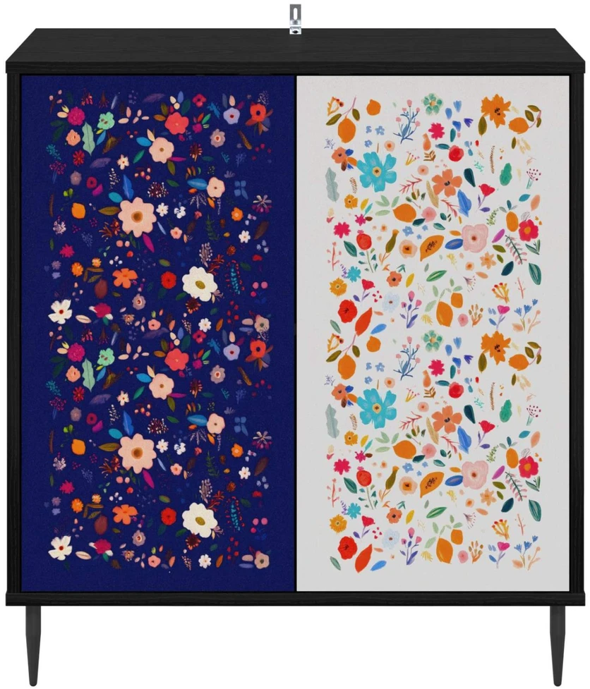 Kabalas MAINZ Juodojo ąžuolo 69 x 33 x 76 cm Apdirbta mediena
