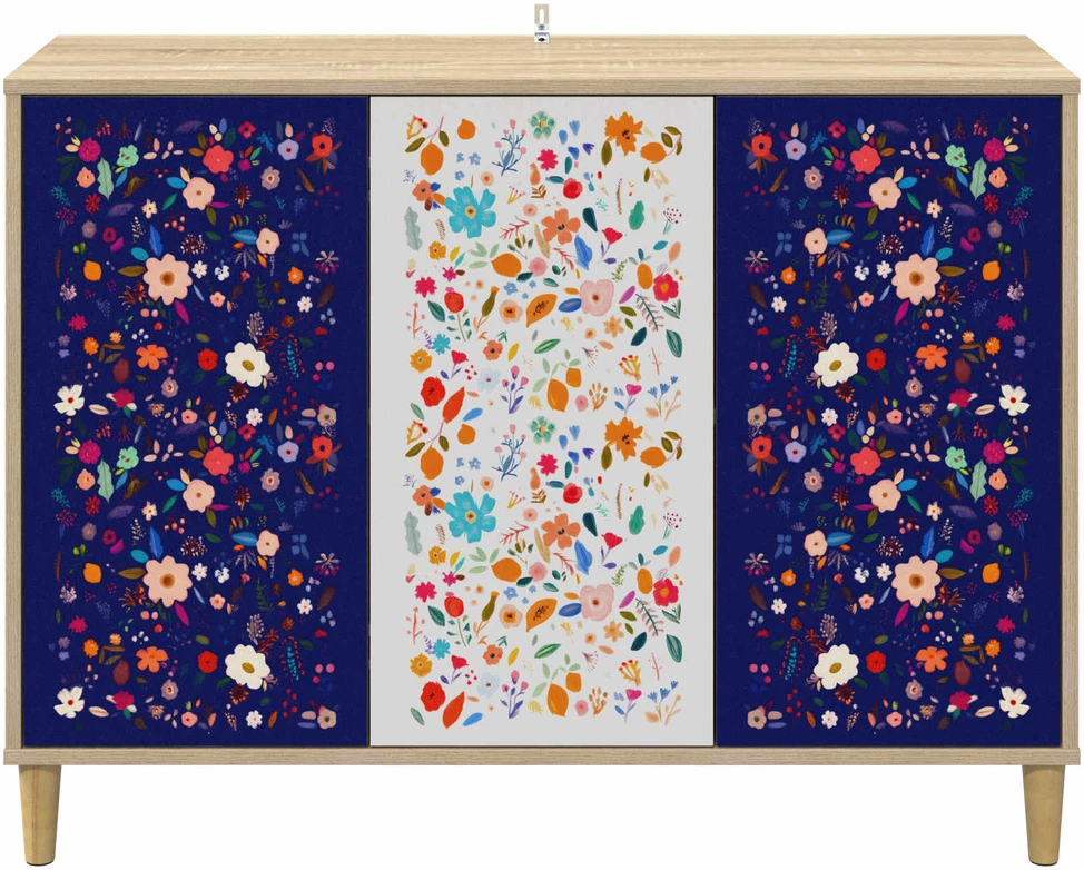 Kabalas MAINZ Sonoma ąžuolo 102 x 33 x 75 cm Apdirbta mediena