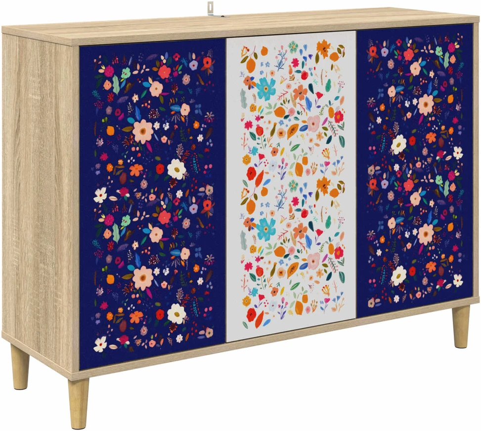 Kabalas MAINZ Sonoma ąžuolo 102 x 33 x 75 cm Apdirbta mediena