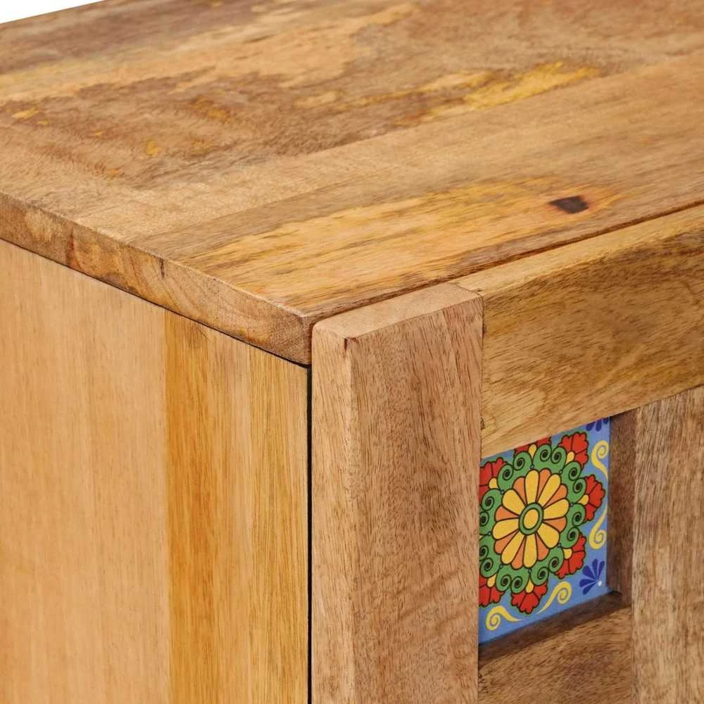 Kabalas 60 x 33 x 75 cm Kietas mango medis Natūrali