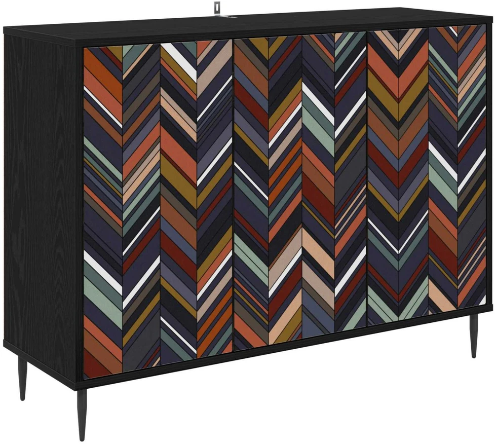 Kabalas OMMEN Juodojo ąžuolo 102 x 33 x 76 cm Apdirbta mediena