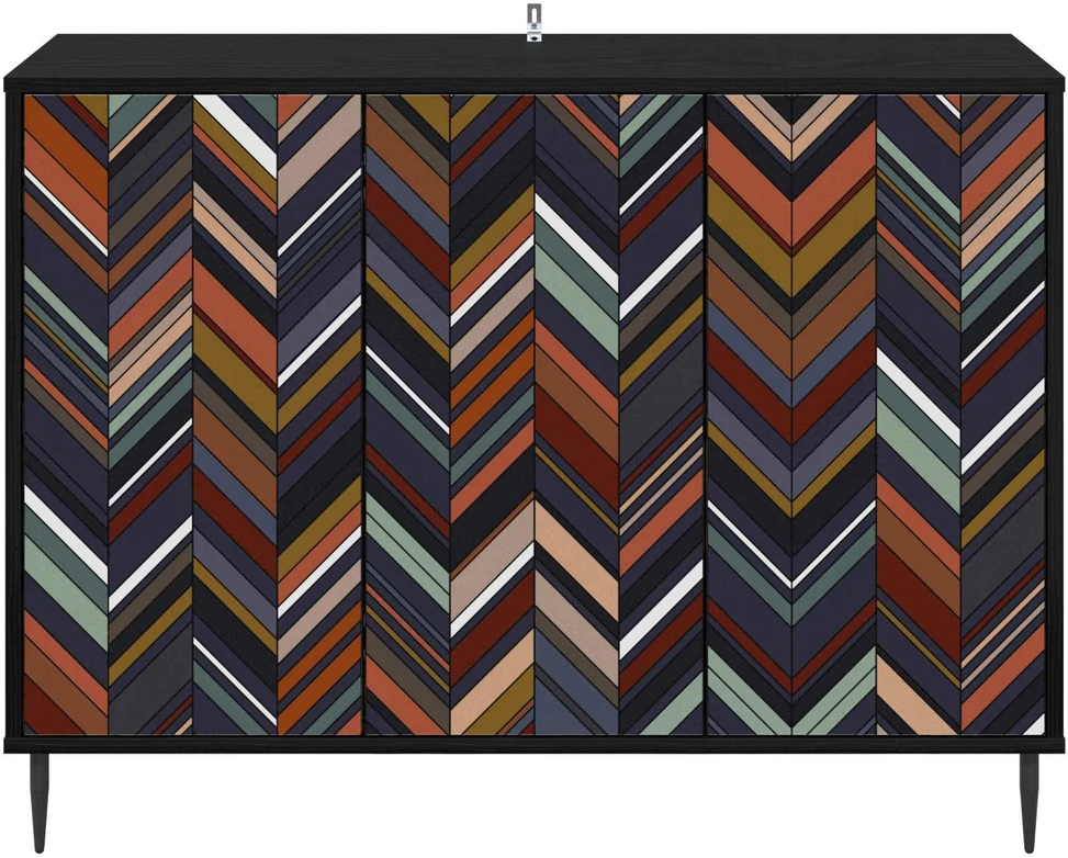 Kabalas OMMEN Juodojo ąžuolo 102 x 33 x 76 cm Apdirbta mediena