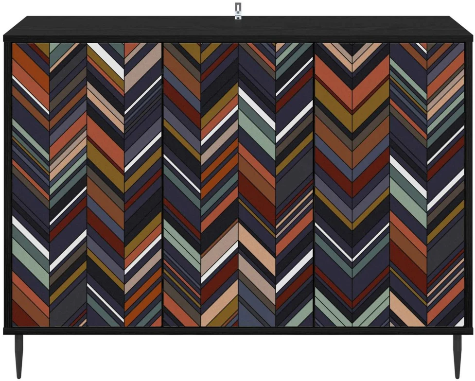 Kabalas OMMEN Juodojo ąžuolo 102 x 33 x 76 cm Apdirbta mediena