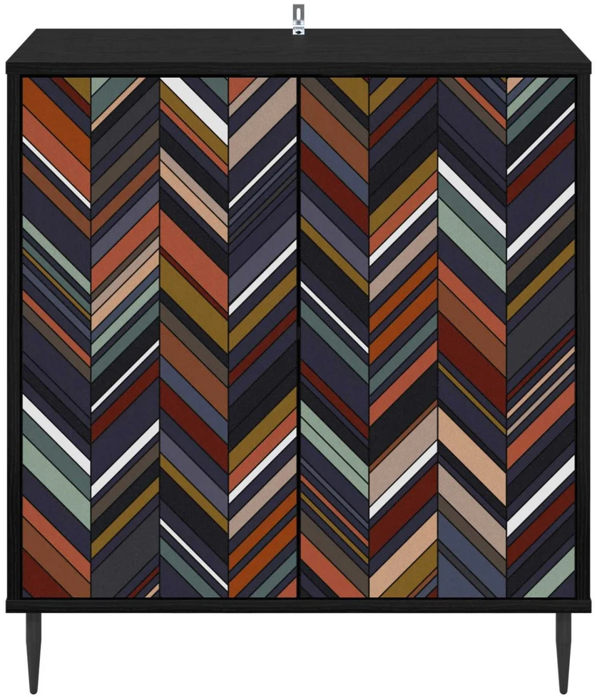 Kabalas OMMEN Juodojo ąžuolo 69 x 33 x 76 cm Apdirbta mediena