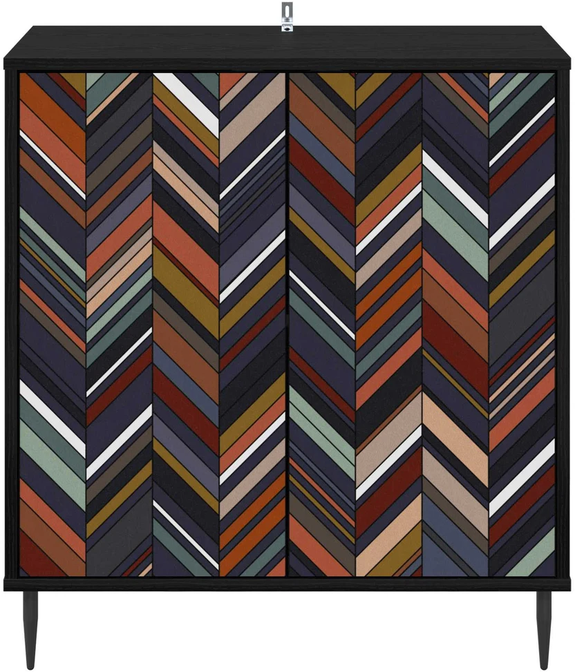 Kabalas OMMEN Juodojo ąžuolo 69 x 33 x 76 cm Apdirbta mediena