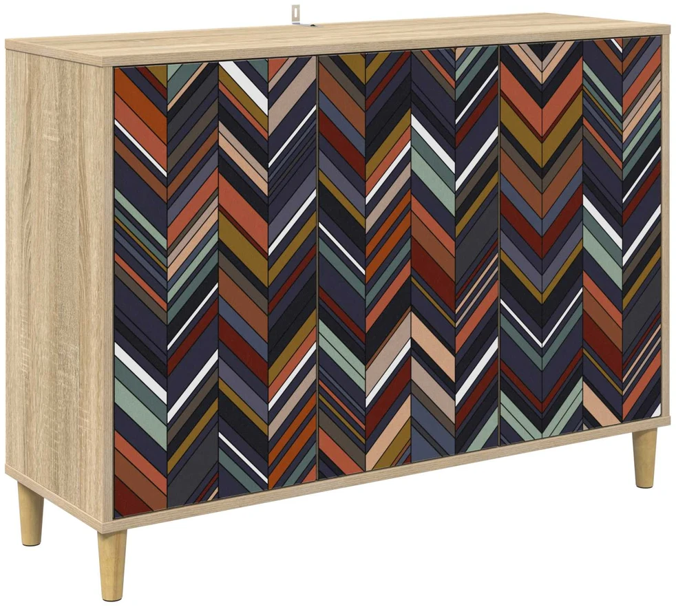 Kabalas OMMEN Sonoma ąžuolo 102 x 33 x 75 cm Apdirbta mediena