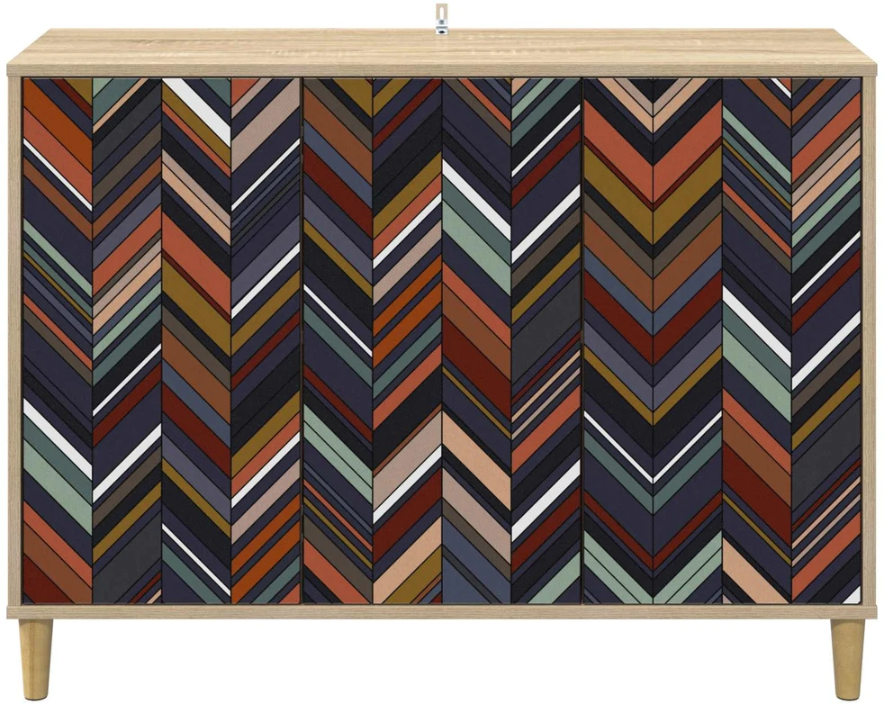 Kabalas OMMEN Sonoma ąžuolo 102 x 33 x 75 cm Apdirbta mediena