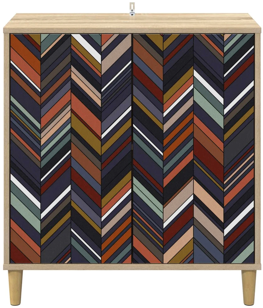 Kabalas OMMEN Sonoma ąžuolo 69 x 33 x 75 cm Apdirbta mediena