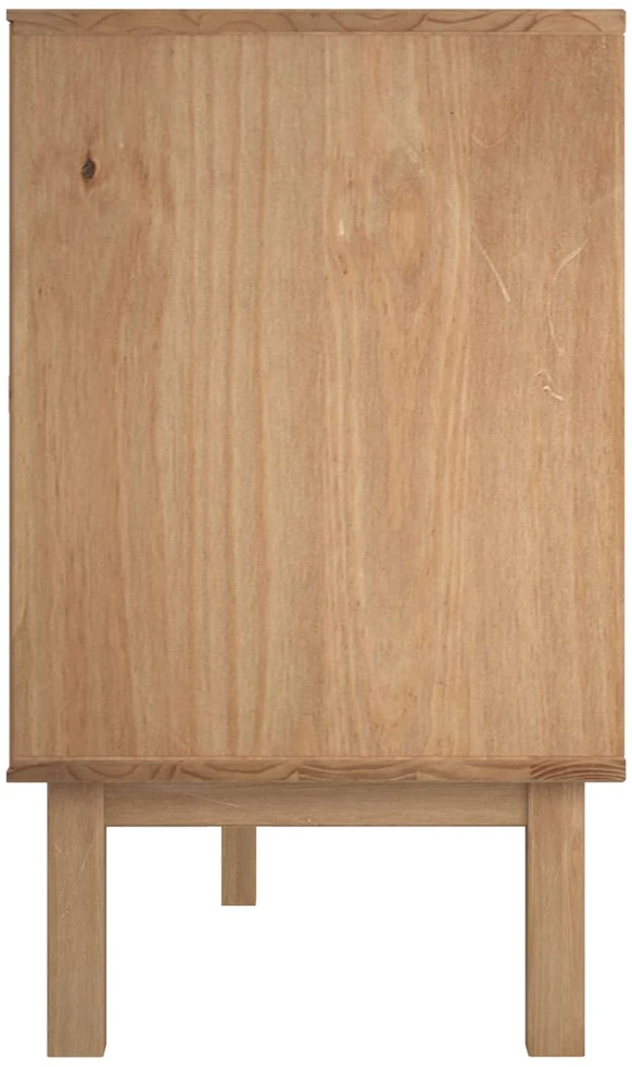 Kabalas OTTA Juoda 113,5 x 43 x 73 cm Pušies medienos masyvas