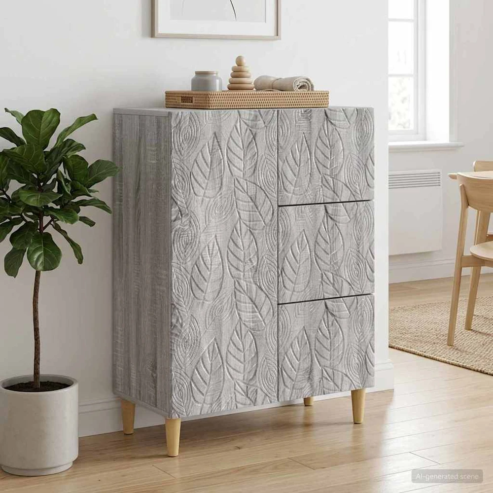 Kabalas Pilka Sonoma 66 x 34,5 x 90 cm Apdirbta mediena