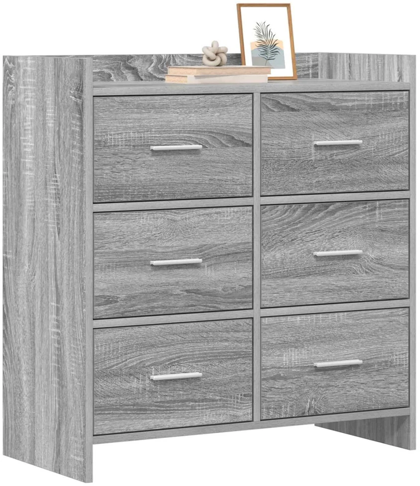 Kabalas Pilka Sonoma 75 x 33 x 80 cm Apdirbta mediena