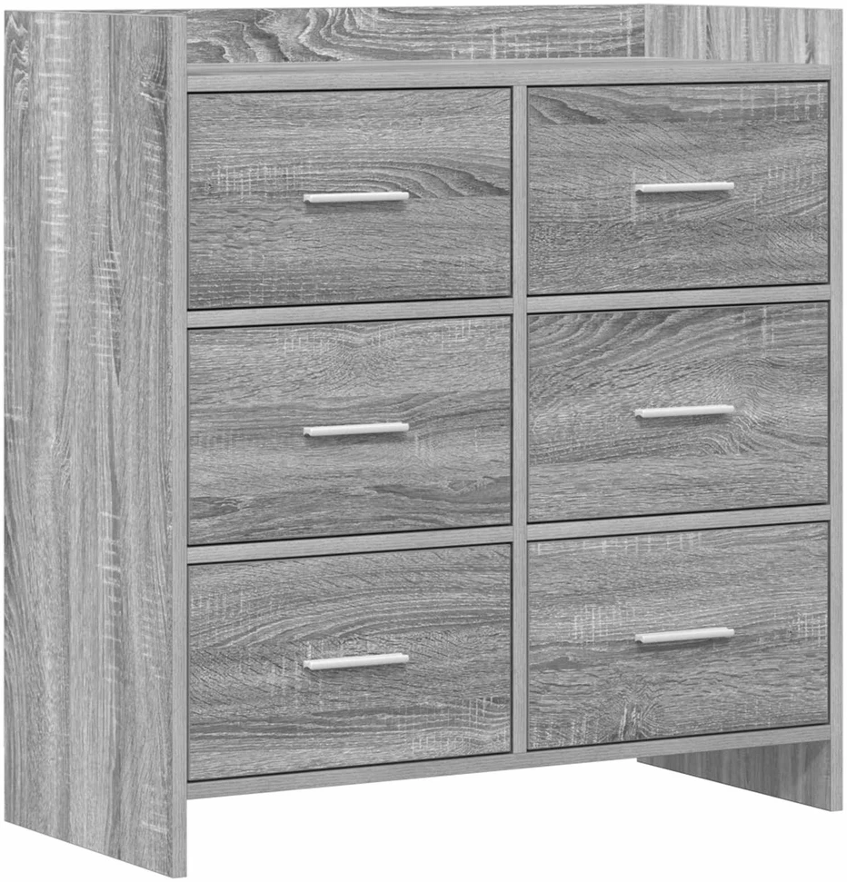 Kabalas Pilka Sonoma 75 x 33 x 80 cm Apdirbta mediena