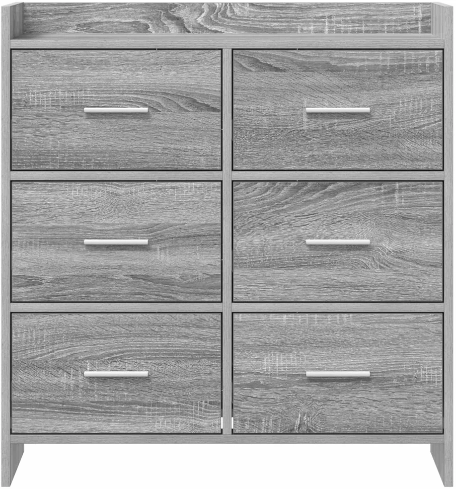 Kabalas Pilka Sonoma 75 x 33 x 80 cm Apdirbta mediena