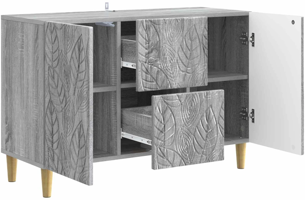 Kabalas Pilka Sonoma 89 x 34,5 x 60 cm Apdirbta mediena
