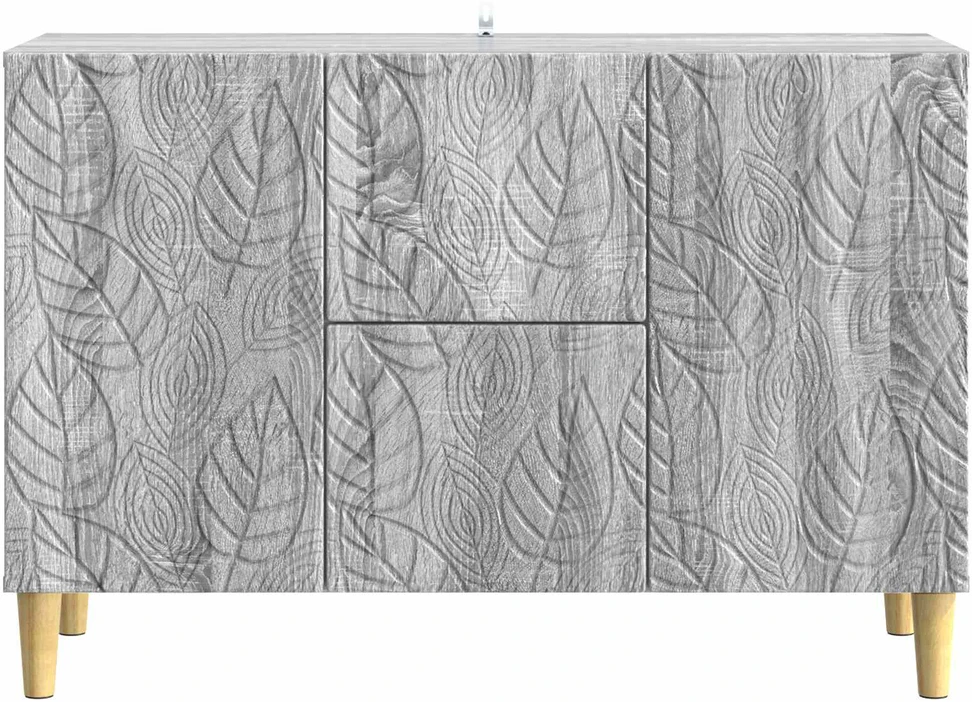 Kabalas Pilka Sonoma 89 x 34,5 x 60 cm Apdirbta mediena