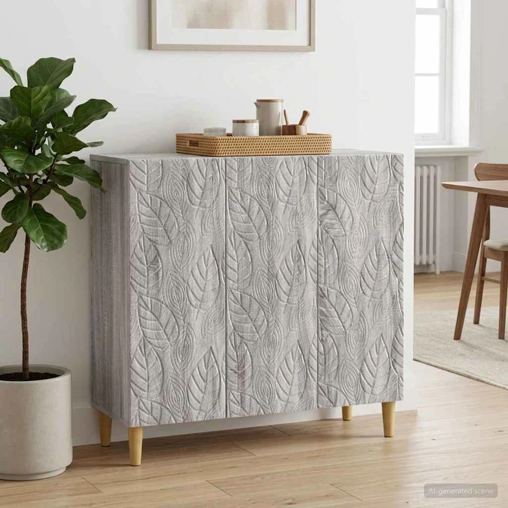 Kabalas Pilka Sonoma 89 x 34,5 x 80 cm Apdirbta mediena