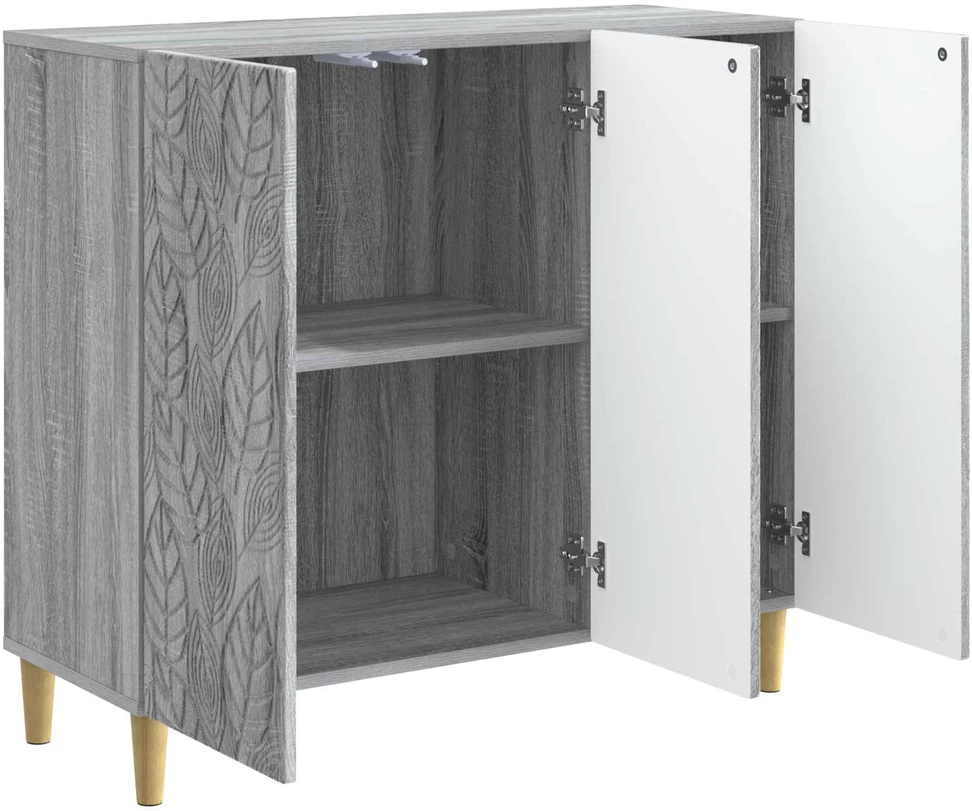 Kabalas Pilka Sonoma 89 x 34,5 x 80 cm Apdirbta mediena