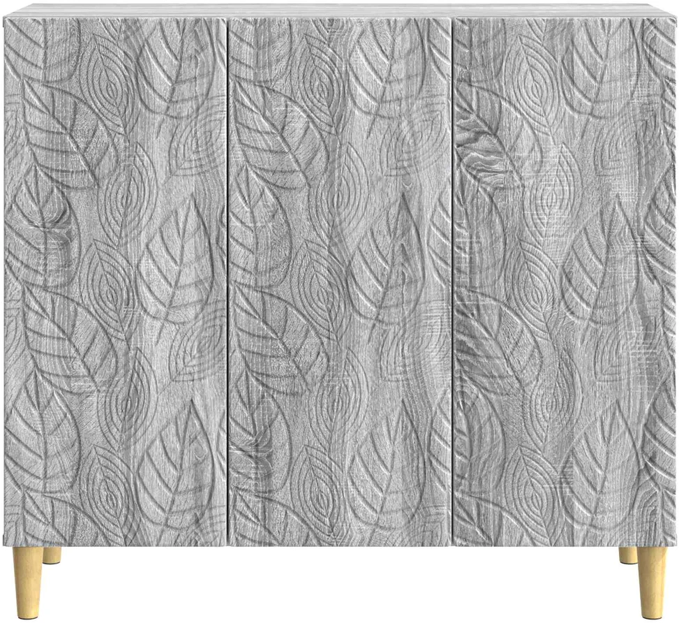 Kabalas Pilka Sonoma 89 x 34,5 x 80 cm Apdirbta mediena