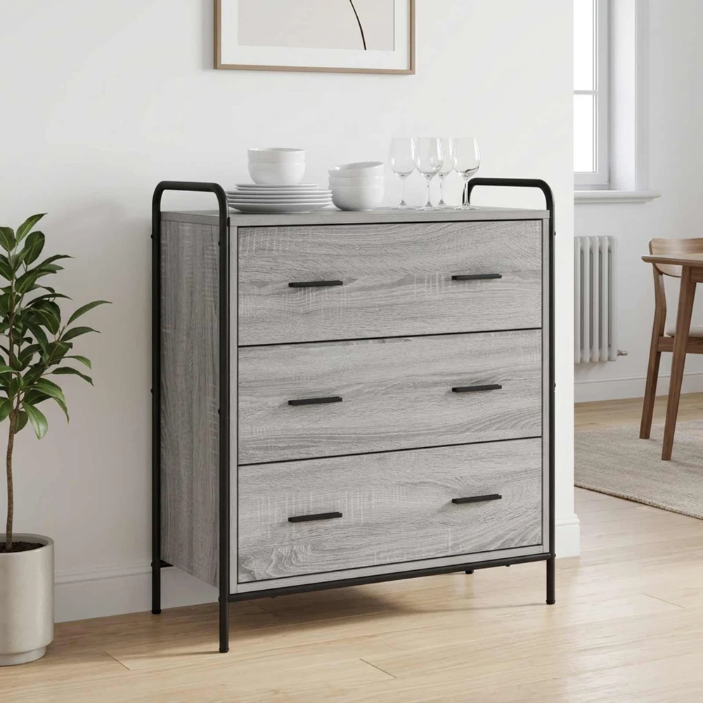 Kabalas Pilka Sonoma 97 x 33 x 81 cm Apdirbta mediena