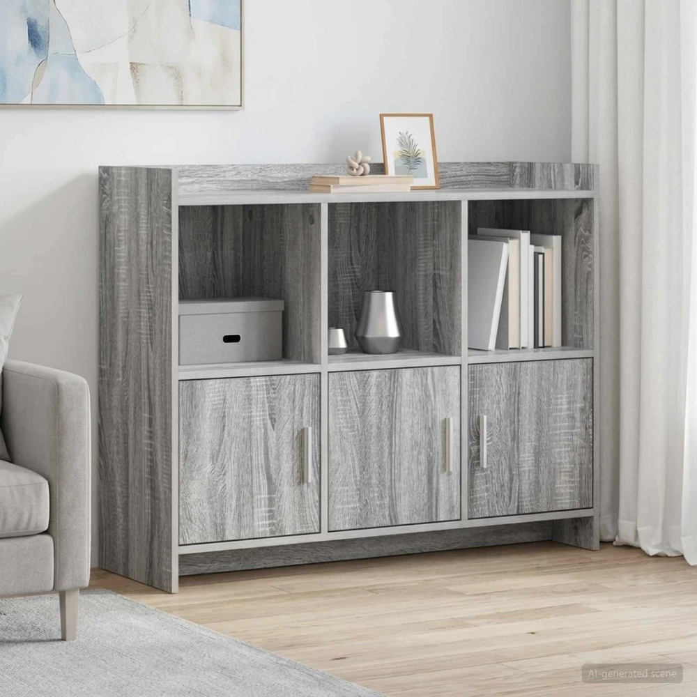 Kabalas Pilka Sonoma 98,5 x 33 x 80 cm Apdirbta mediena