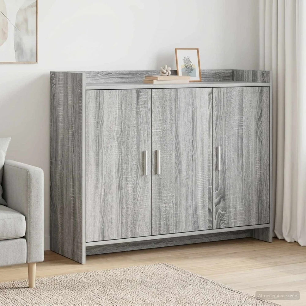 Kabalas Pilka Sonoma 98,5 x 33 x 80 cm Apdirbta mediena