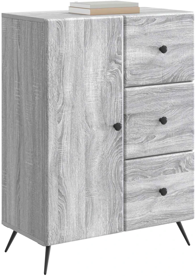 Kabalas Pilka sonoma ąžuolo 66 x 34,5 x 90 cm Apdirbta mediena