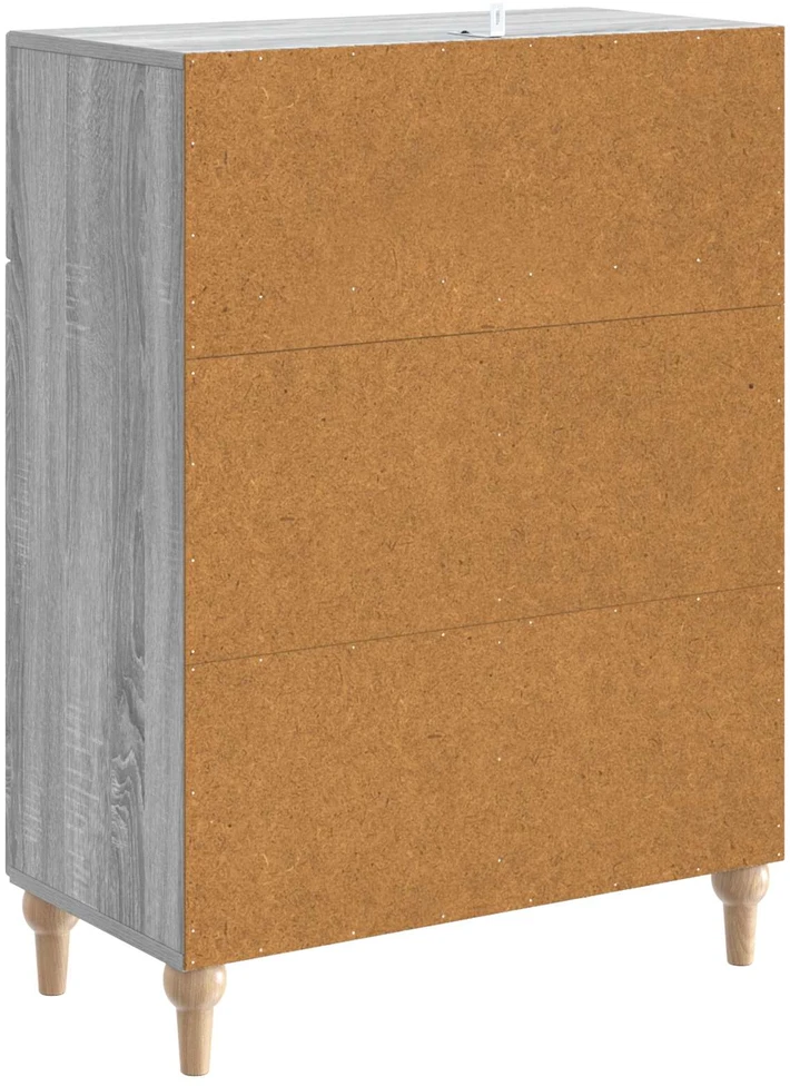 Kabalas Pilka sonoma ąžuolo 66 x 34,5 x 90 cm Apdirbta mediena