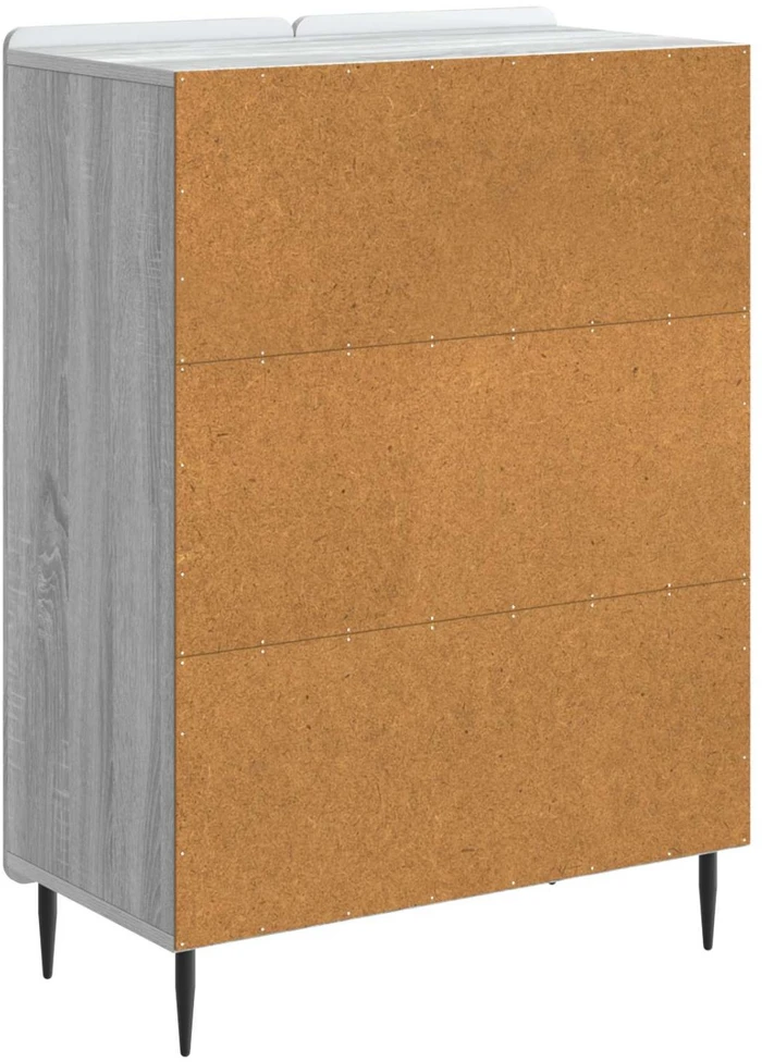 Kabalas Pilka sonoma ąžuolo 66 x 34,5 x 92 cm Apdirbta mediena
