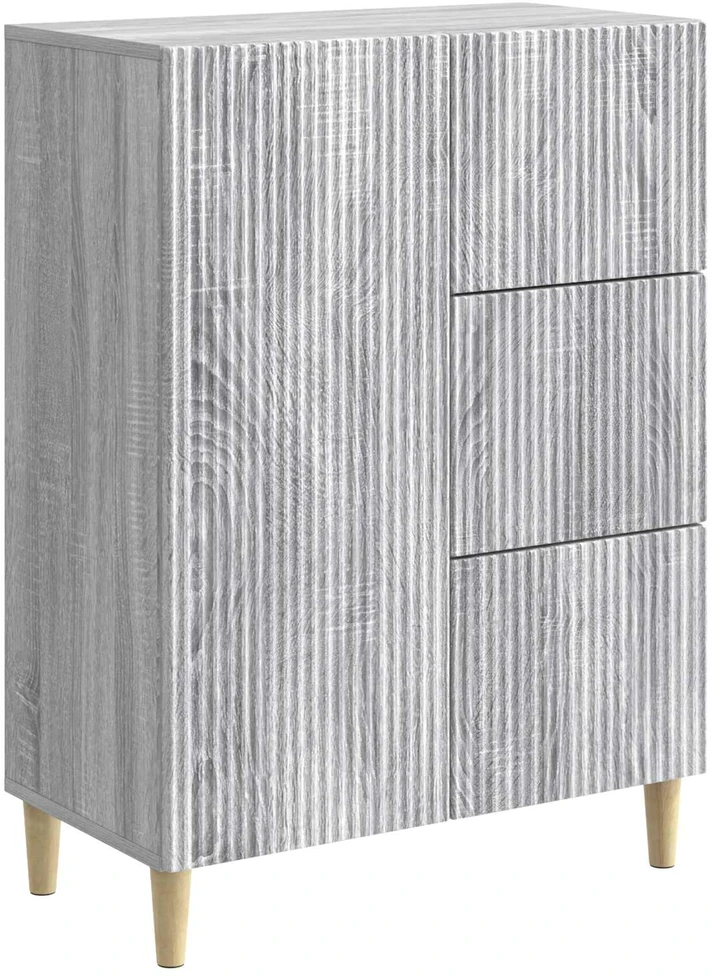 Kabalas Pilka sonoma ąžuolo 66 x 34,5 x 90 cm Apdirbta mediena
