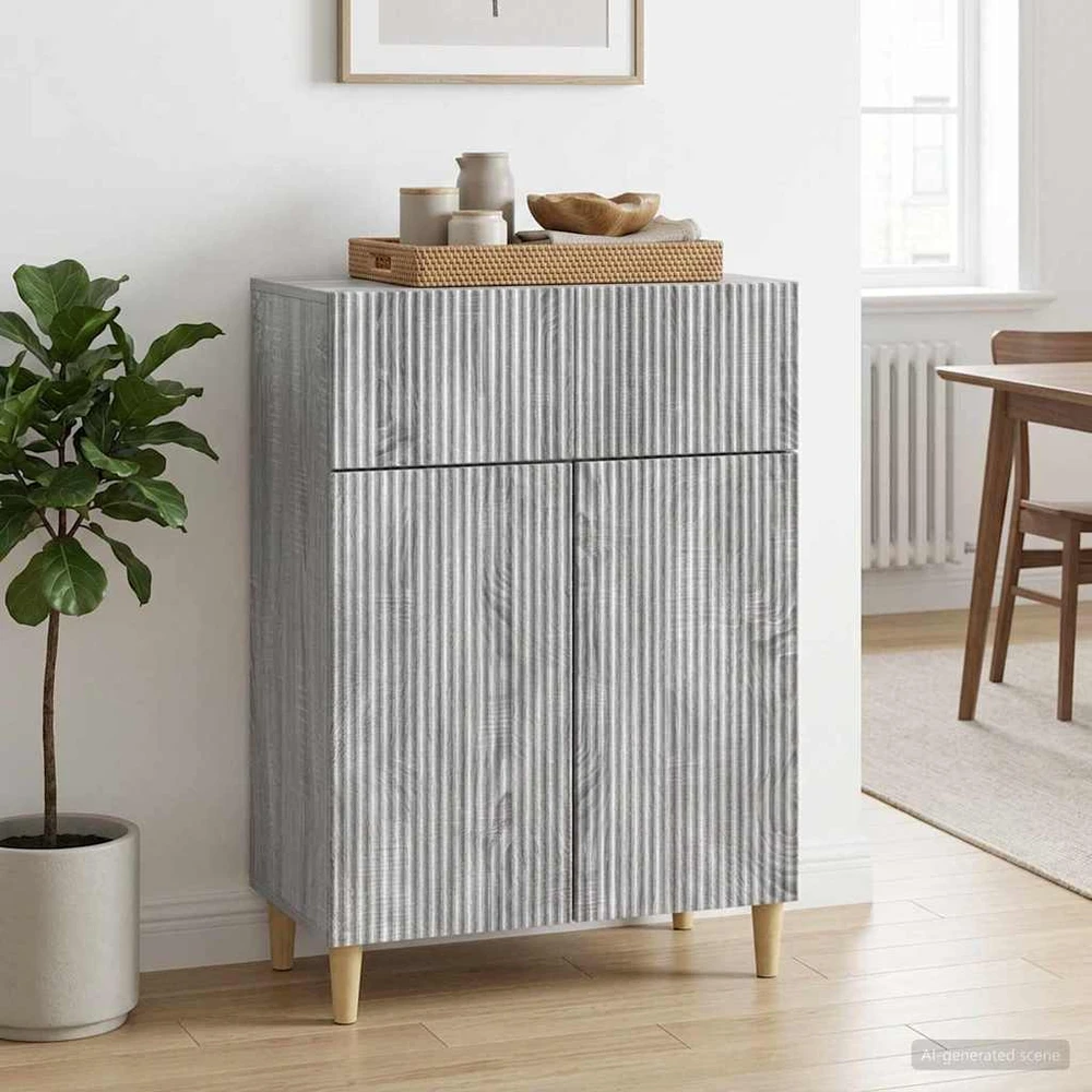 Kabalas Pilka sonoma ąžuolo 66 x 34,5 x 90 cm Apdirbta mediena