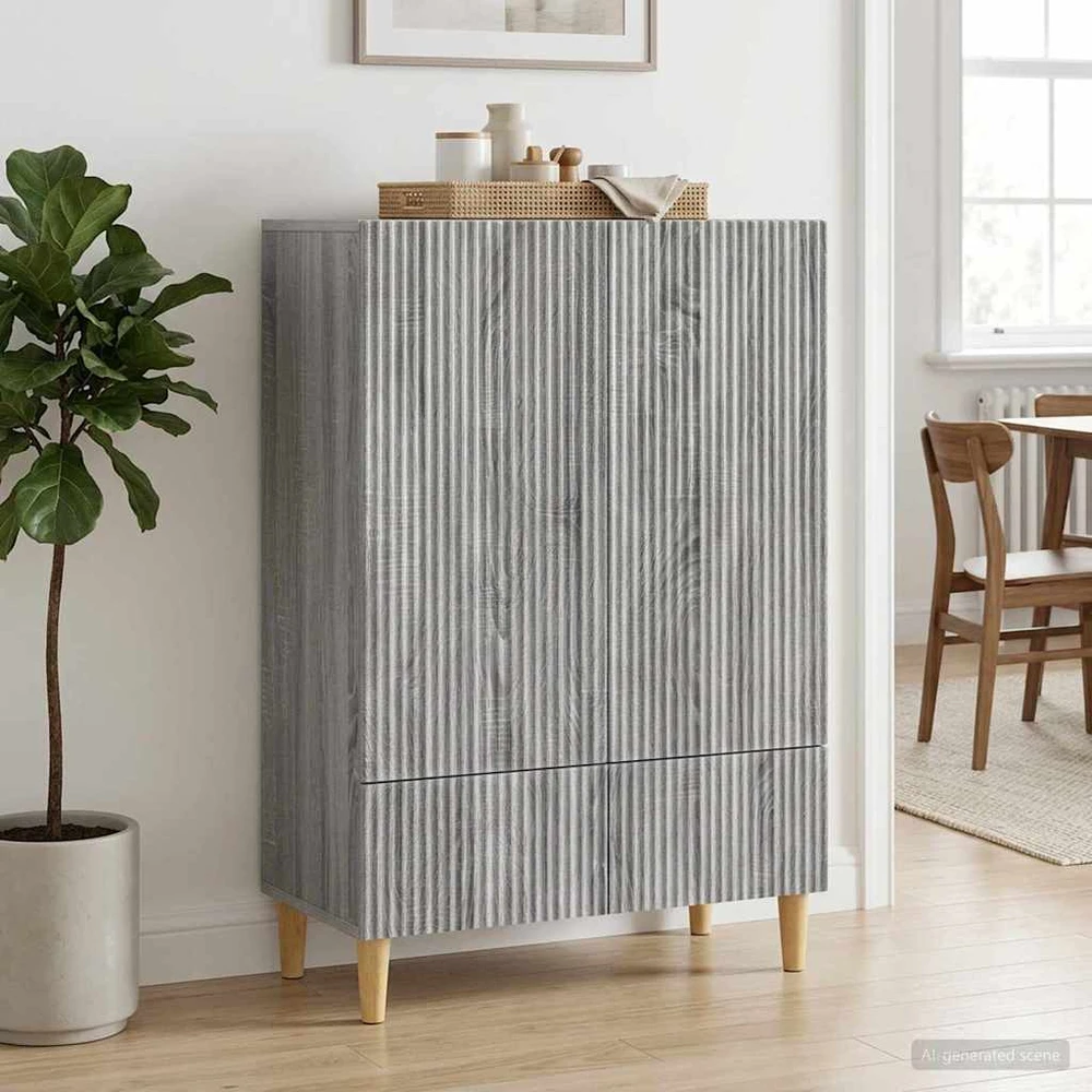 Kabalas Pilka sonoma ąžuolo 66 x 34,5 x 95 cm Apdirbta mediena