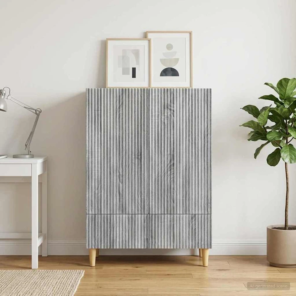 Kabalas Pilka sonoma ąžuolo 66 x 34,5 x 95 cm Apdirbta mediena