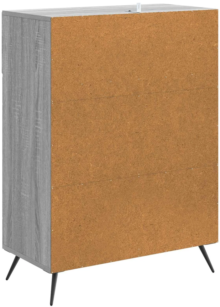 Kabalas Pilka sonoma ąžuolo 66 x 34,5 x 90 cm Apdirbta mediena