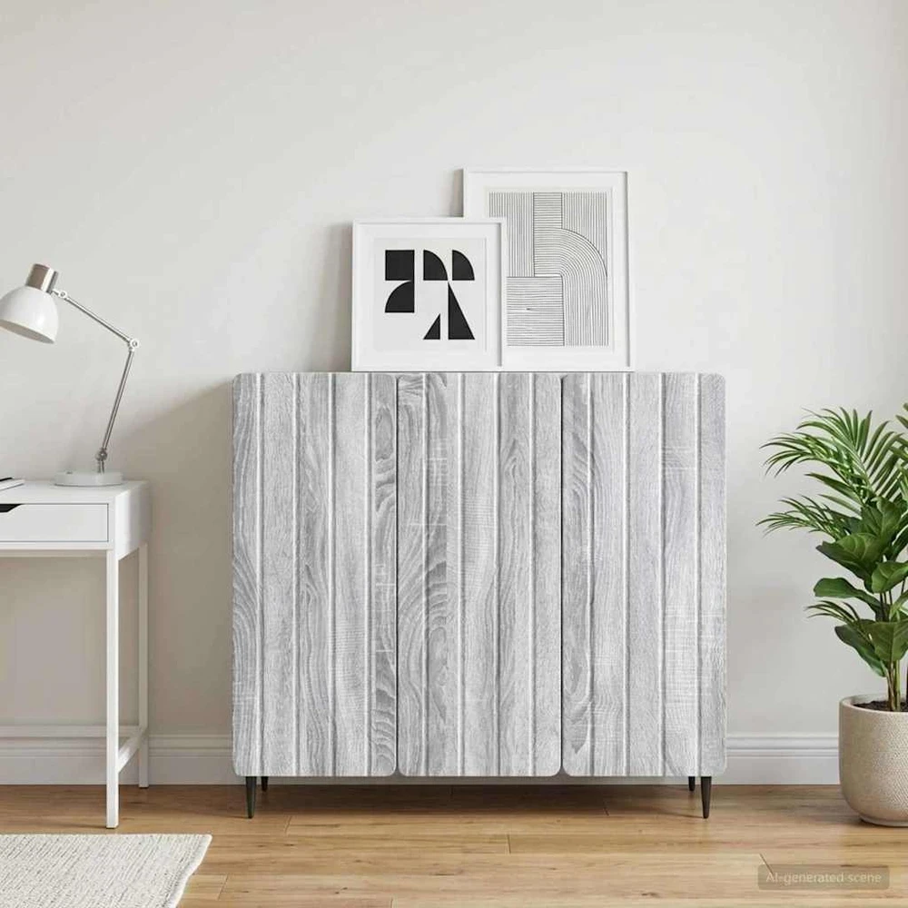 Kabalas Pilka sonoma ąžuolo 89 x 34,5 x 82 cm Apdirbta mediena