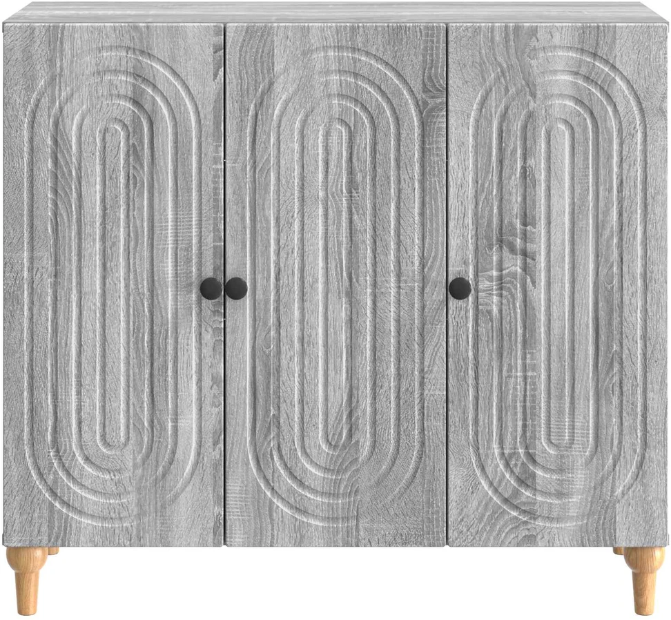 Kabalas Pilka sonoma ąžuolo 89 x 34,5 x 80 cm Apdirbta mediena