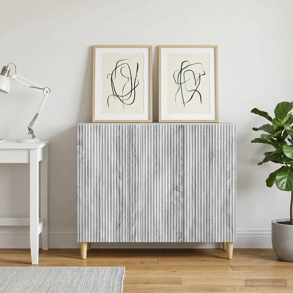 Kabalas Pilka sonoma ąžuolo 89 x 34,5 x 80 cm Apdirbta mediena