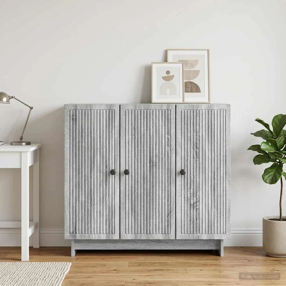 Kabalas Pilka sonoma ąžuolo 89 x 34,5 x 80 cm Apdirbta mediena