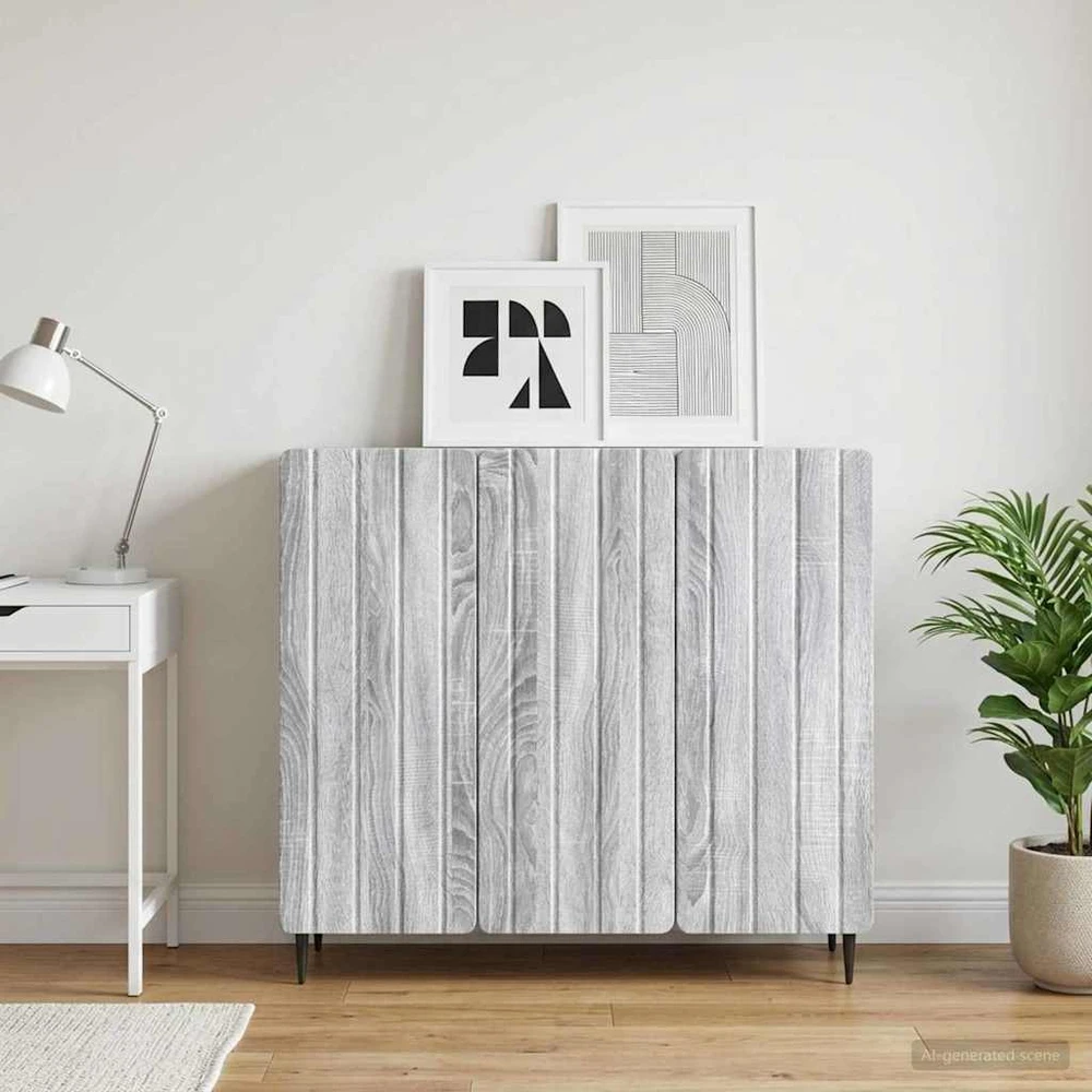 Kabalas Pilka sonoma ąžuolo 89 x 34,5 x 82 cm Apdirbta mediena