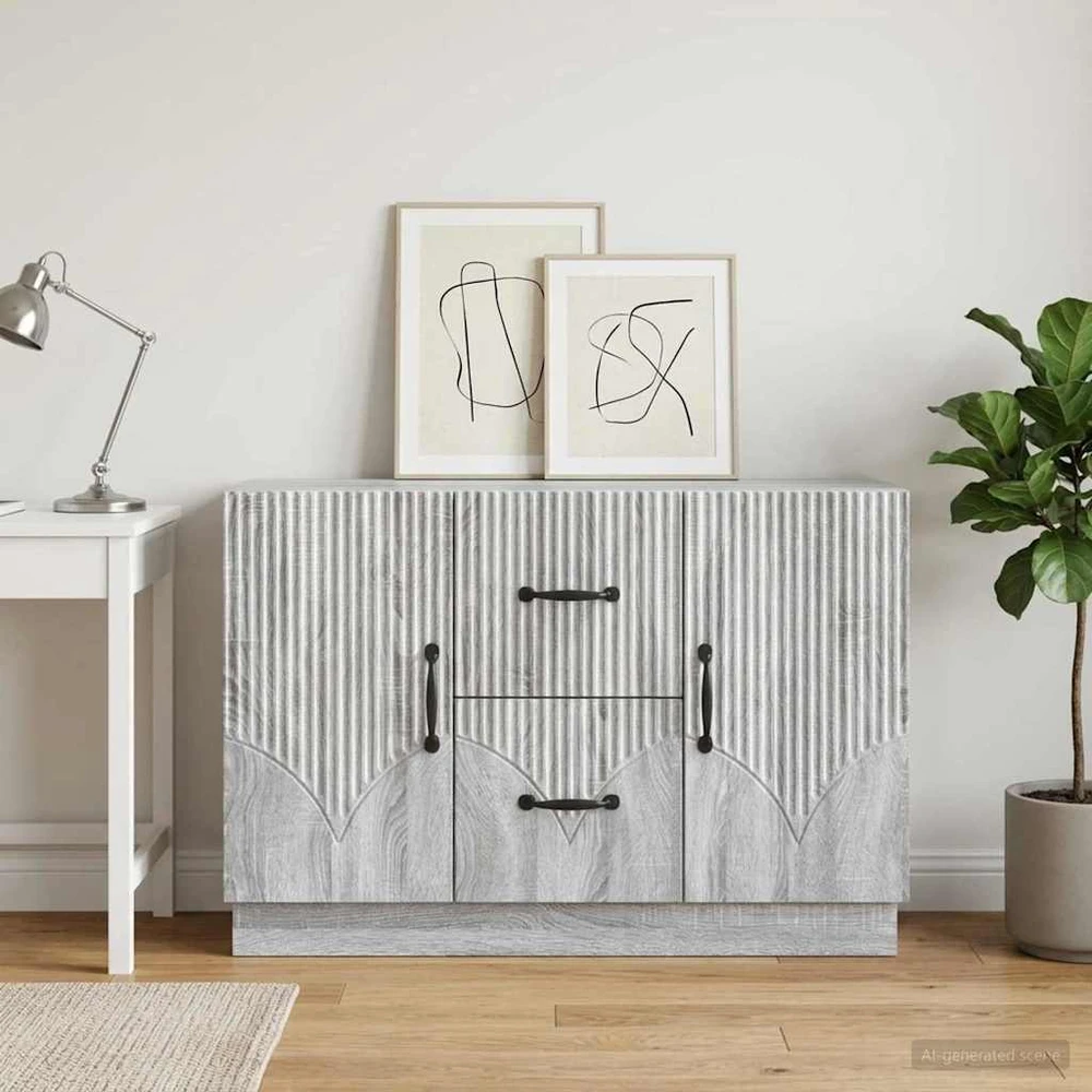 Kabalas Pilka sonoma ąžuolo 89 x 34,5 x 57 cm Apdirbta mediena