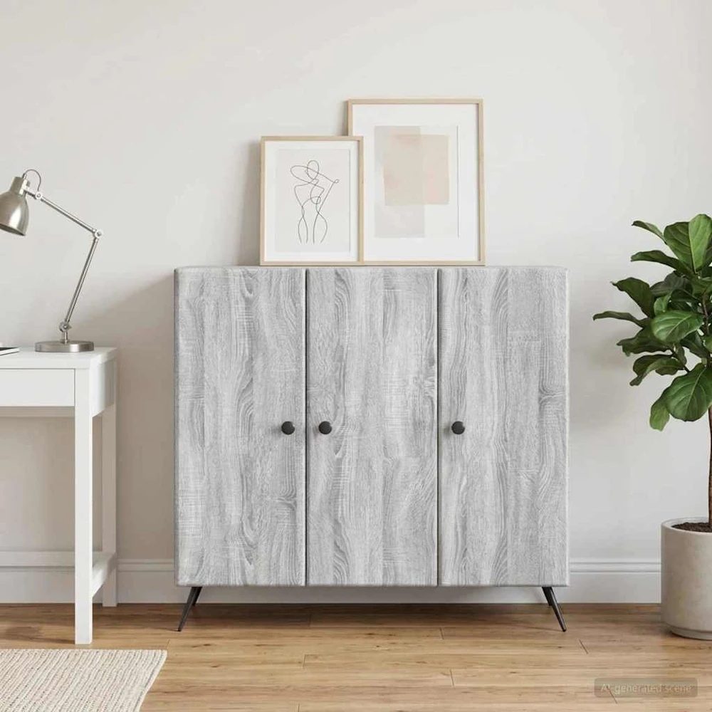 Kabalas Pilka sonoma ąžuolo 89 x 34,5 x 80 cm Apdirbta mediena